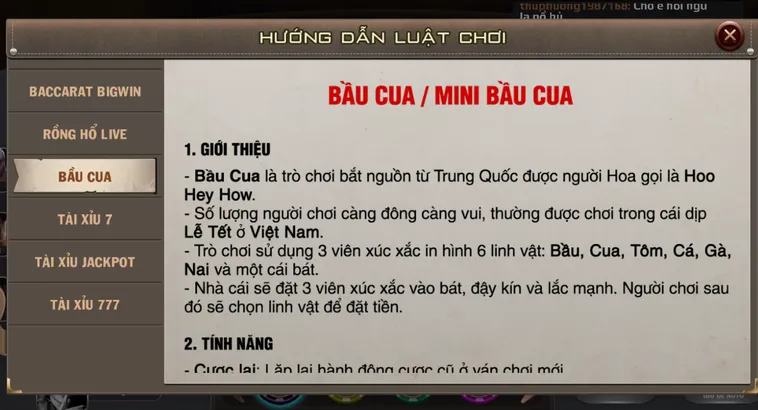Khám Phá Sảnh Casino Bầu Cua Tại B52 Club Đẳng Cấp Nhất Năm 2026