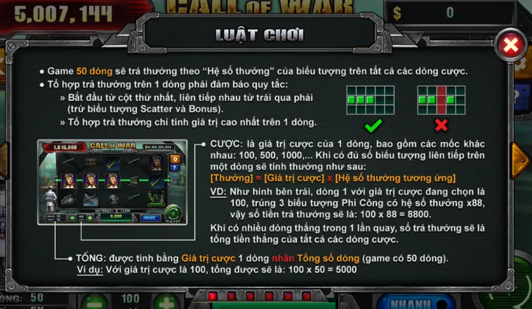 Chinh Phục Siêu Phẩm Nổ Hũ Call Of War Tại B52 Club Với Thưởng Lớn
