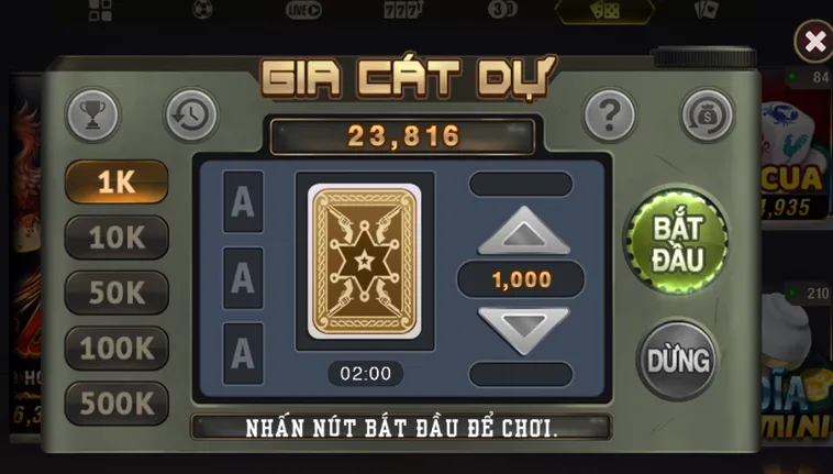 Minigame Mini Gia Cát Dự Tại B52 Club Nơi Thỏa Mãn Đam Mê Của Các Tay Chơi
