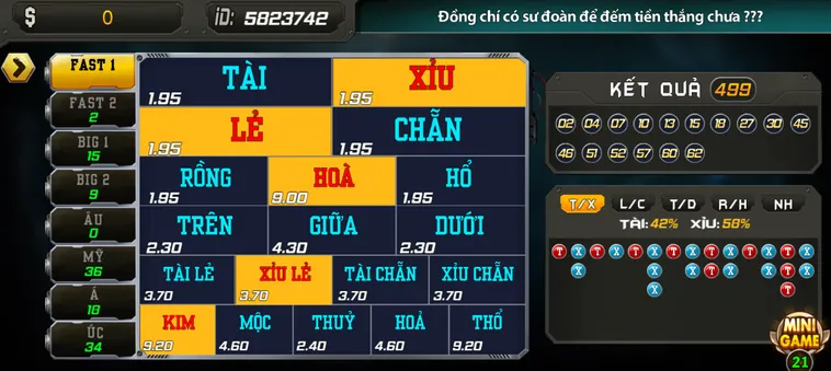 Keno Tại B52 Club Đỉnh Cao Cơ Hội Chiến Thắng Khổng Lồ Với Giải Thưởng Lớn