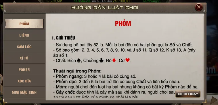 Trải Nghiệm Đỉnh Cao Chơi Phỏm Tại B52 Club Với Phần Thưởng Lớn