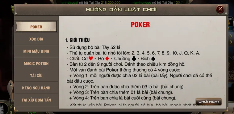 Poker Tại B52 Club Nơi Thỏa Mãn Đam Mê Của Các Tay Chơi Chuyên Nghiệp