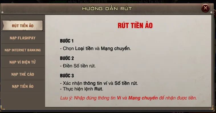 Rút Tiền Ảo Tại B52 Club Siêu Tốc Hệ Thống Thanh Toán Tự Động An Toàn Tuyệt Đối Cho Game Thủ
