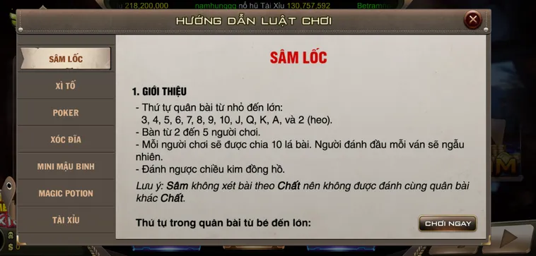 Chinh Phục Siêu Phẩm Sâm Lốc Tại B52 Club Với Những Ván Bài Đỉnh Cao