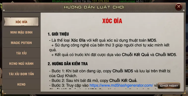 Trải Nghiệm Đẳng Cấp Casino Xóc Đĩa Tại B52 Club Cho Game Thủ Chuyên Nghiệp
